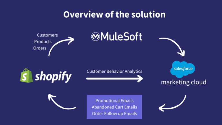 overview shopify and salesforce marketing cloud demo